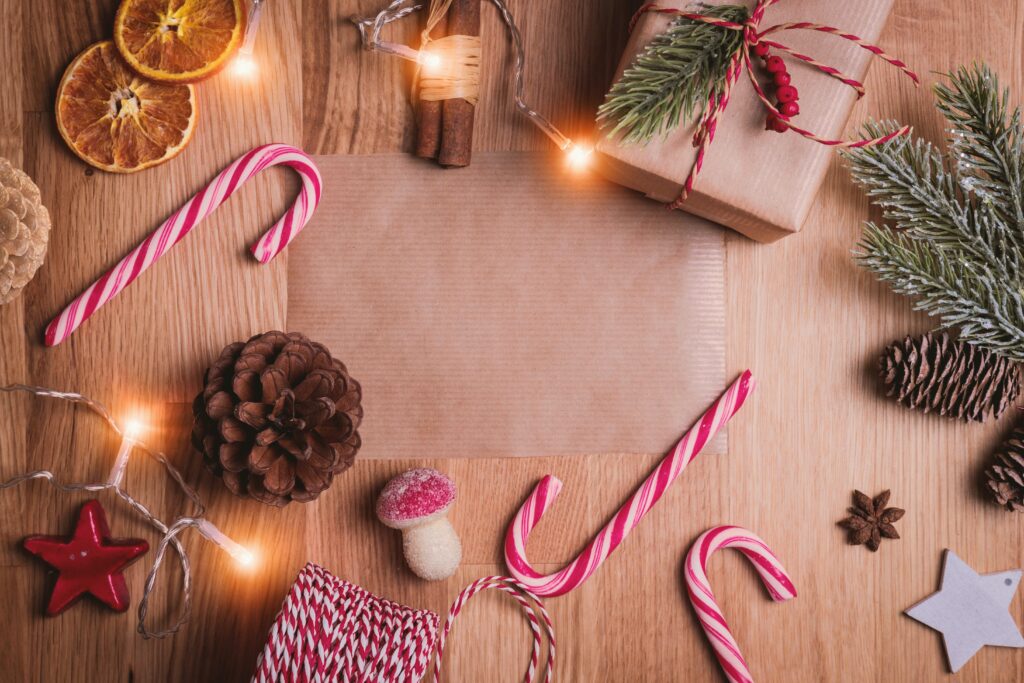Noël dans le Luberon avec sucreries et cadeaux